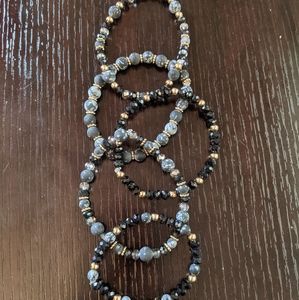 Gorgeous 5 bracelet set